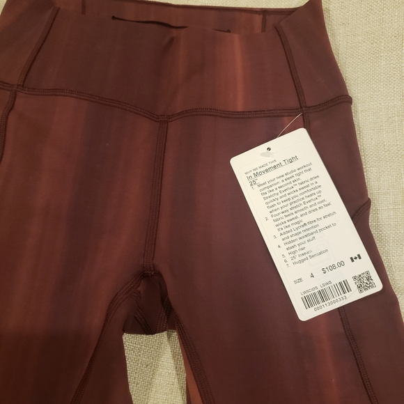 SOLD In Movement Tight 25” Linear SprayDye White - Picture 6 of 8